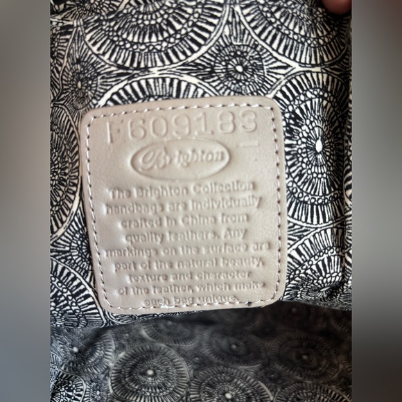 Brighton NWT Ferrara Nova Rafaela Beachwood Soft Leather Tote Boho Chic - Picture 13 of 16